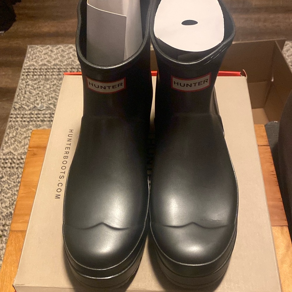 Hunter wedge boot